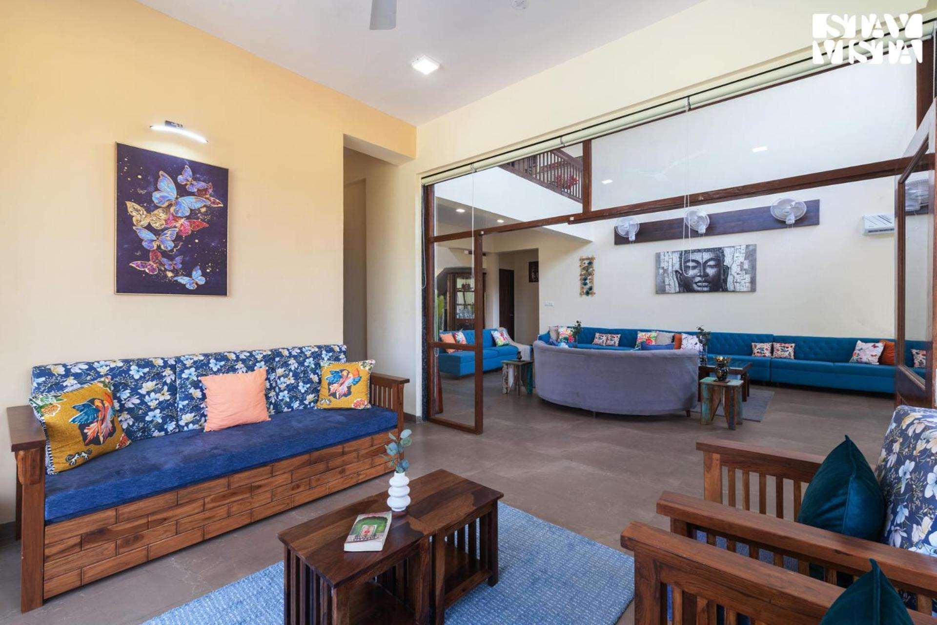 Stayvista'S Hillside Meadows - Mountainside Retreat With Farm View, Pool & Deck, Lawn & Gazebo Chinchavli Exterior foto
